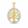 Thumbnail Image 0 of 10K Two-Tone Gold Tree of Life Charm