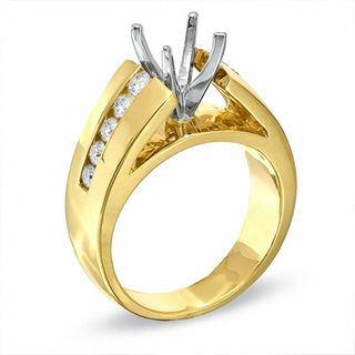 0.50 CT. T.W. Diamond Semi-Mount in 14K Gold