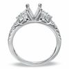 Thumbnail Image 2 of 0.50 CT. T.W. Diamond Semi-Mount in 14K White Gold