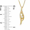 Thumbnail Image 1 of Sirena™ Diamond Accent Bypass Pendant in 10K Gold