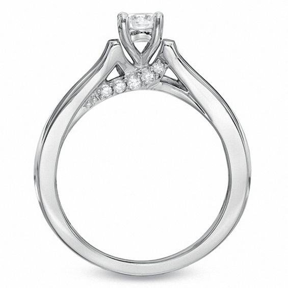 CT. T.W. Diamond Engagement Ring in 14K White Gold