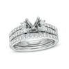 0.75 CT. T.W. Diamond Semi-Mount Bridal Set in 14K White Gold