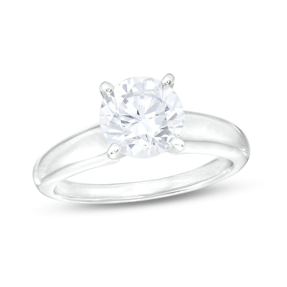 2.00 CT. Certified Canadian Diamond Solitaire Ring in 14K White Gold (I ...