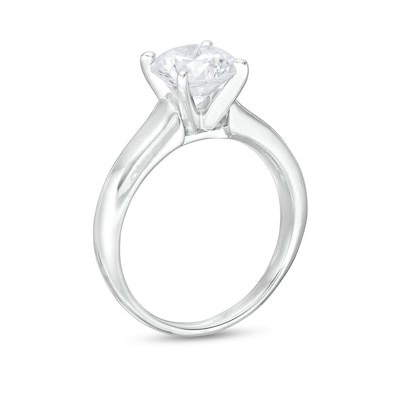 2.00 CT. Certified Canadian Diamond Solitaire Ring in 14K White Gold (I/I1)