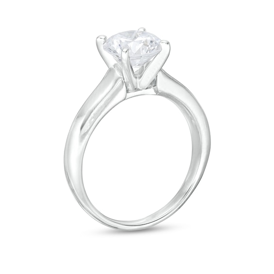 2.00 CT. Certified Canadian Diamond Solitaire Ring in 14K White Gold (I/I1)