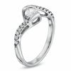 Sirena™ 0.50 CT. T.W. Diamond Twist Engagement Ring in 14K White Gold