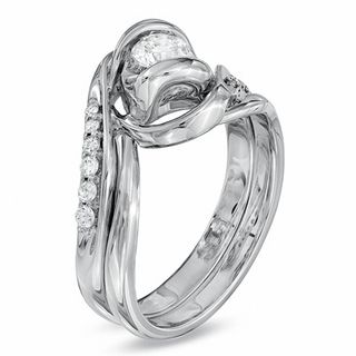 Sirena™ 0.50 CT. T.W. Diamond Bridal Set in 14K White Gold