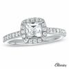 Thumbnail Image 0 of For Eternity 1.00 CT. T.W. Princess-Cut Diamond Frame Engagement Ring in 14K White Gold