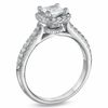 Thumbnail Image 1 of For Eternity 1.00 CT. T.W. Princess-Cut Diamond Frame Engagement Ring in 14K White Gold