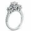 Thumbnail Image 1 of For Eternity 1.50 CT. T.W. Diamond Three Stone Frame Ring in 14K White Gold