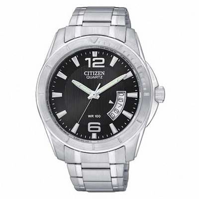 Men's Citizen SL Watch with Black Dial (Model: BI0970-53E)