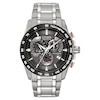 Men's Citizen Eco-Drive® Perpetual A-T Chronograph Watch with Black Dial (Model: AT4008-51E)