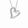 Thumbnail Image 0 of Diamond Accent Heart Pendant in Sterling Silver