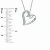 Thumbnail Image 1 of Diamond Accent Heart Pendant in Sterling Silver