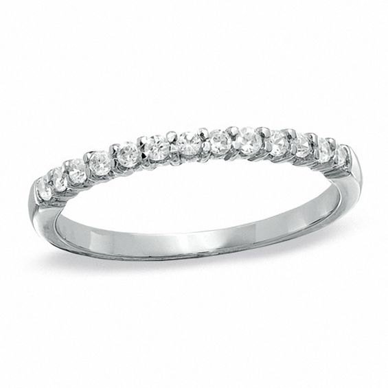 0.25 CT. T.W. Diamond Band in 10K White Gold