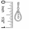 0.33 CT. T.W. Diamond Pear-Shaped Drop Earrings in 10K White Gold