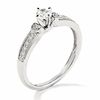 0.20 CT. T.W. Diamond Promise Ring in 10K White Gold