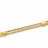 Thumbnail Image 0 of Heart Station Rope Bracelet in 10K Gold 7.5"