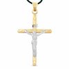 Men's Crucifix Charm in 10K Two-Tone Gold