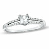 Thumbnail Image 0 of 0.33 CT. T.W. Princess-Cut Diamond Split Shank Engagement Ring in 10K White Gold