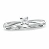 0.16 CT. Diamond Solitaire Promise Ring in 10K White Gold