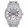 Thumbnail Image 0 of Men's Bulova Crystal Accent Watch with Round Silver-Tone Dial (Model: 96C109)