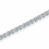 Thumbnail Image 0 of 0.50 CT. T.W. Diamond Bar Bracelet in Sterling Silver