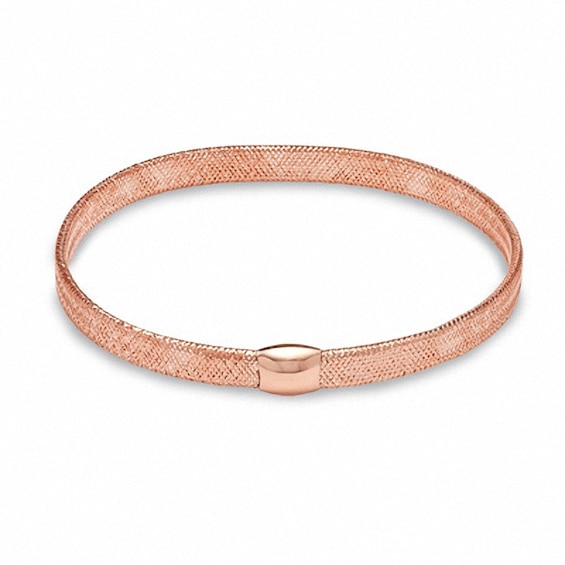 Stretch Bangle in 10K Rose Gold