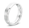 Triton Men's 5.0mm Comfort Fit White Tungsten Wedding Band - Size 10