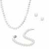Thumbnail Image 0 of Honora 5.5-6.5mm Freshwater Cultured Pearl Necklace, Bracelet and Earrings Set