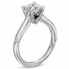 Thumbnail Image 3 of Vera Wang Love Collection 1.04 CT. T.W. Princess-Cut Diamond Engagement Ring in 14K White Gold