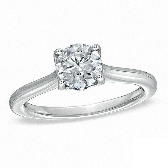 Vera Wang Love Collection CT. T.W. Diamond Engagement Ring in 14K White Gold