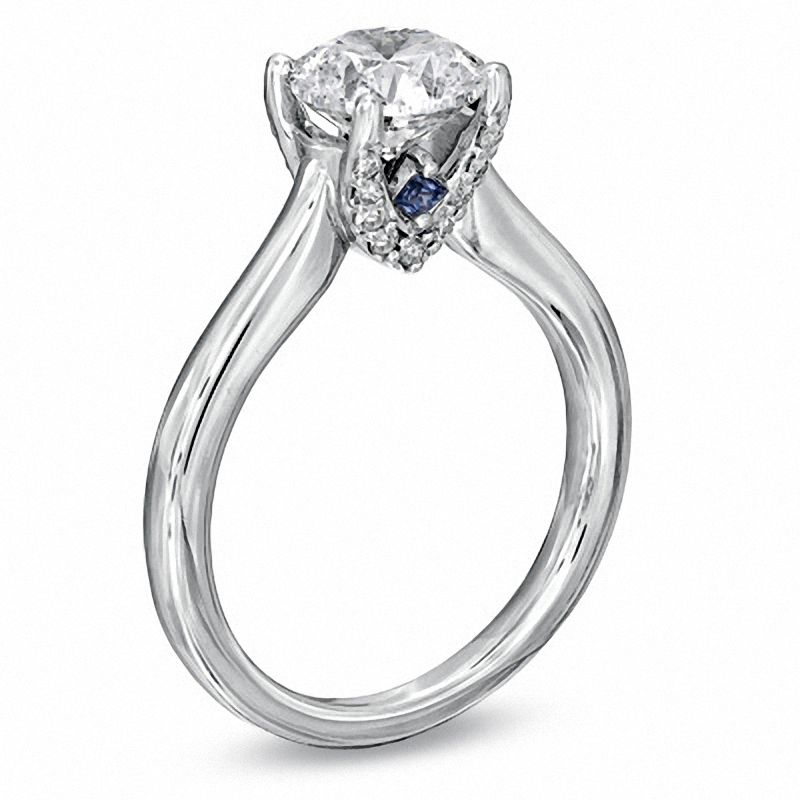 Main Image 3 of Vera Wang Love Collection 1.55 CT. T.W. Diamond Engagement Ring in 14K White Gold