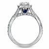 Vera Wang Love Collection 1.30 CT. T.W. Cushion-Cut Diamond Frame Twist Engagement Ring in 14K White Gold