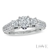 Thumbnail Image 0 of Vera Wang Love Collection 1.70 CT. T.W. Diamond Three Stone Engagement Ring in 14K White Gold