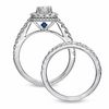 Vera Wang Love Collection 1.95 CT. T.W. Princess-Cut Diamond Frame Bridal Set in 14K White Gold