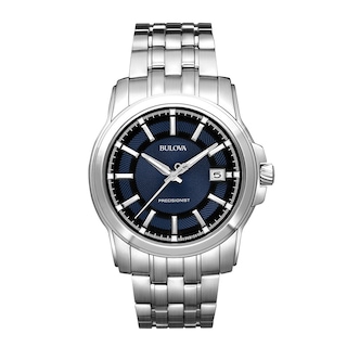 Men's Bulova Landford Precisionist Watch with Blue Dial (Model: 96B159)