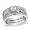 1.00 CT. T.W. Diamond Vine Bridal Set in 14K White Gold