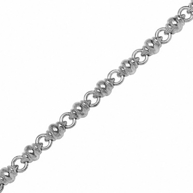 Sterling Silver Fashion Link Bracelet - 7.25"