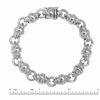 Thumbnail Image 1 of Sterling Silver Fashion Link Bracelet - 7.25"