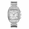 Thumbnail Image 0 of Ladies' Bulova Diamond Accent Chronograph Watch with Tonneau Silver-Tone Dial (Model: 96R163)