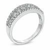 0.75 CT. T.W. Diamond Anniversary Three Row Band in 10K White Gold