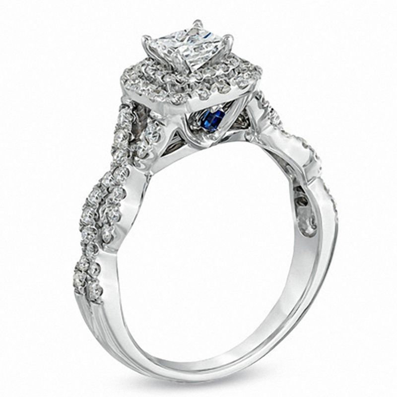 Vera Wang Love Collection 7/8 Carat Princess Diamond Double Frame Ring For  Sale at 1stDibs | vera wang frame sale, 8 carat princess cut diamond ring, vera  wang love ring