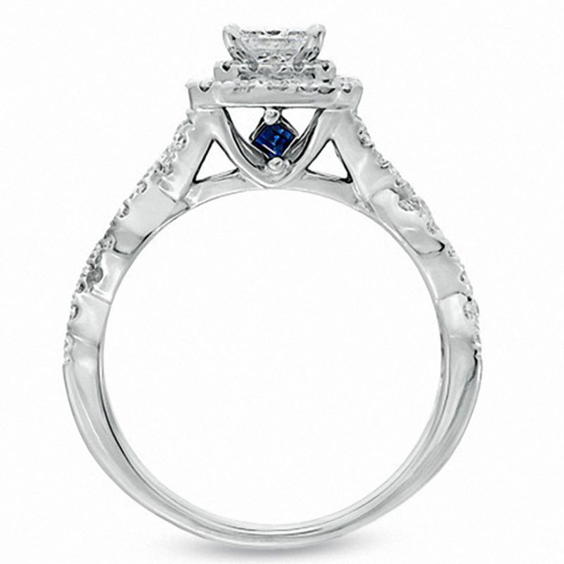 Vera wang princess cut clearance engagement rings