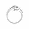 0.20 CT. T.W. Diamond Abstract Ring in Sterling Silver