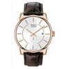 Thumbnail Image 0 of Men's ESQ Movado Capital Rose-Tone Strap Watch with Silver-Tone Dial (Model: 07301414)