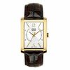 Men's ESQ Movado Synthesis Gold-Tone Strap Watch with Rectangular Silver-Tone Dial (Model: 07301420)