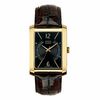 Thumbnail Image 0 of Men's ESQ Movado Synthesis Gold-Tone Strap Watch with Rectangular Black Dial (Model: 07301419)