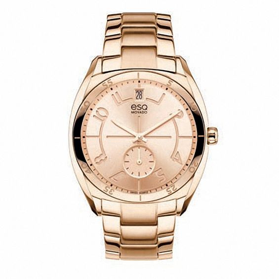 Ladies' ESQ Movado Origin Rose-Tone Watch (Model: 07101402)