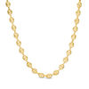 Thumbnail Image 0 of Men's 4.7mm Puffed Mariner Chain Necklace in Hollow 14K Gold - 24"